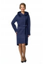 Женское пальто из текстиля с капюшоном 8002210-3