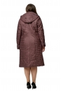 Женское пальто из текстиля с капюшоном 8010428-3