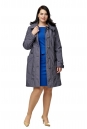 Женское пальто из текстиля с капюшоном 8010506-2