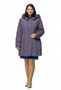 Куртка женская из текстиля с капюшоном, отделка песец 8010587