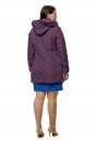 Куртка женская из текстиля с капюшоном, отделка песец 8010596-3