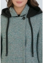 Женское пальто из текстиля с капюшоном 8011738-4