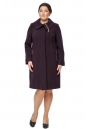 Женское пальто из текстиля с воротником 8011916