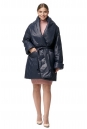 Женское пальто из текстиля с воротником 8012189