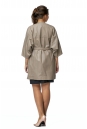 Женское кожаное пальто из натуральной кожи без воротника 8012464-2