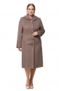 Женское пальто из текстиля с воротником 8012615-2