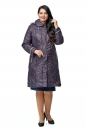 Женское пальто из текстиля с капюшоном 8012649-2