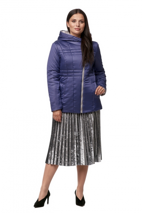 Куртка женская из текстиля с капюшоном 8013492