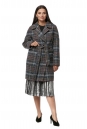 Женское пальто из текстиля с воротником 8013506