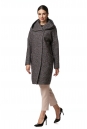 Женское пальто из текстиля с капюшоном 8013841-2