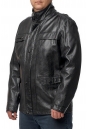 Мужская кожаная куртка из эко-кожи с воротником 8014443-2