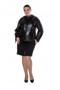 Женская кожаная куртка из натуральной кожи с капюшоном 8014877-2