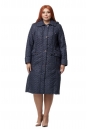 Женское пальто из текстиля с капюшоном 8017183