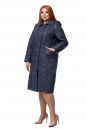 Женское пальто из текстиля с капюшоном 8017183-2