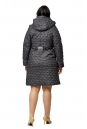 Женское пальто из текстиля с капюшоном 8017300-3