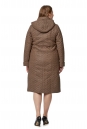 Женское пальто из текстиля с капюшоном 8019810-3