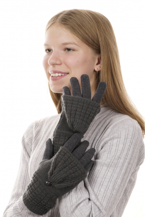 Перчатки женские текстильные 8020388