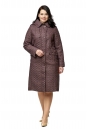 Женское пальто из текстиля с капюшоном 8020456
