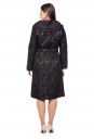 Женское пальто из текстиля с капюшоном 8021792-3