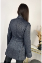 Женское пальто из текстиля с воротником 8023970-5