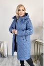 Женское пальто из текстиля с капюшоном 8024049-3