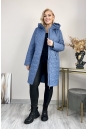 Женское пальто из текстиля с капюшоном 8024049-4