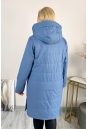 Женское пальто из текстиля с капюшоном 8024049-5