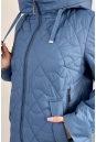 Женское пальто из текстиля с капюшоном 8024049-7