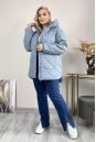 Куртка женская из текстиля с капюшоном 8024051-4