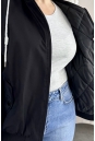 Куртка женская из текстиля с капюшоном 8024093-6